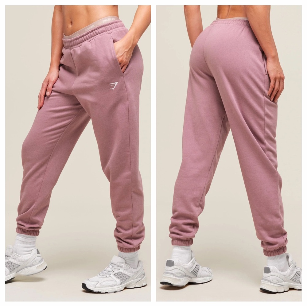 Gymshark Rose-Mauve training Jogger Sweatpants